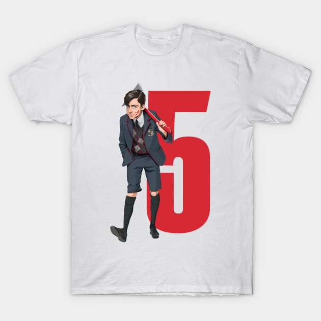 Five is the Deadliest Number T-Shirt by Tanja Kosta